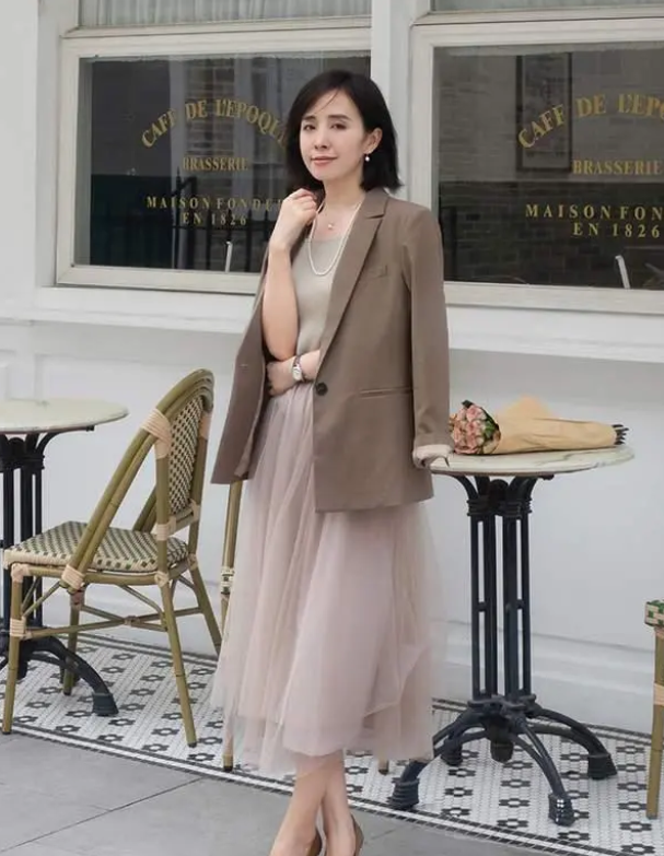 女士小西裝 半身裙女士小西裝